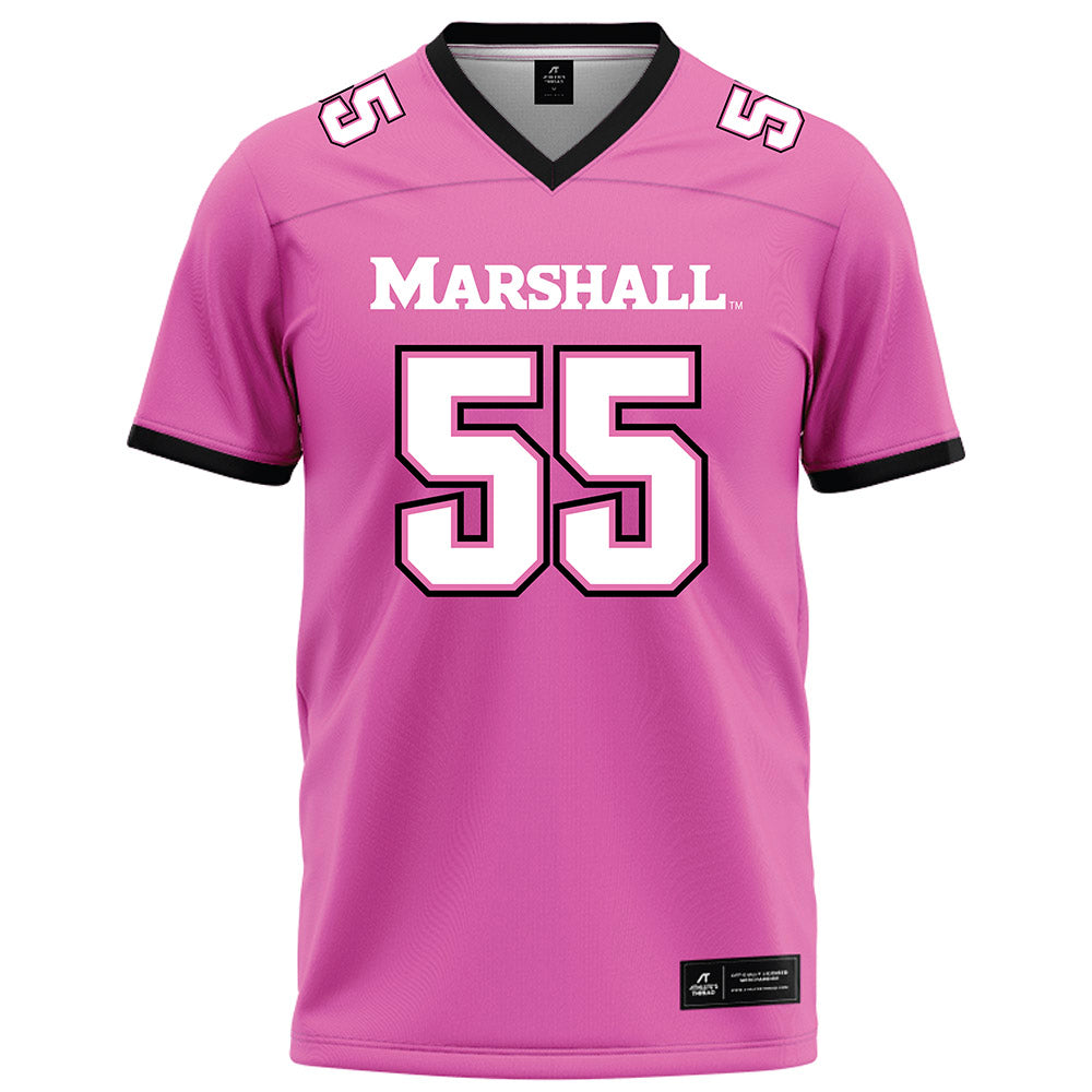 Marshall - NCAA Football : Owen Porter - Pink Fashion Jersey