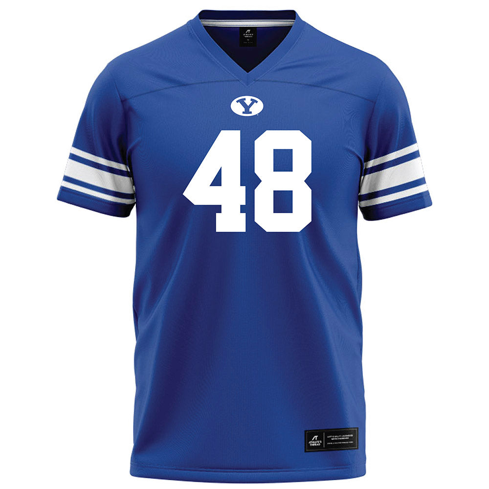 BYU - NCAA Football : Bodie Schoonover - Blue Fashion Jersey