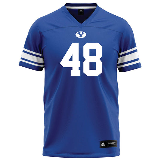 BYU - NCAA Football : Bodie Schoonover - Blue Fashion Jersey