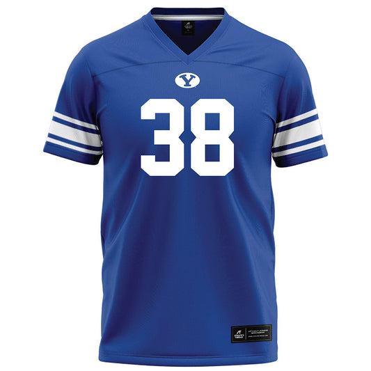 BYU - NCAA Football : Crew Wakley - Blue Fashion Jersey