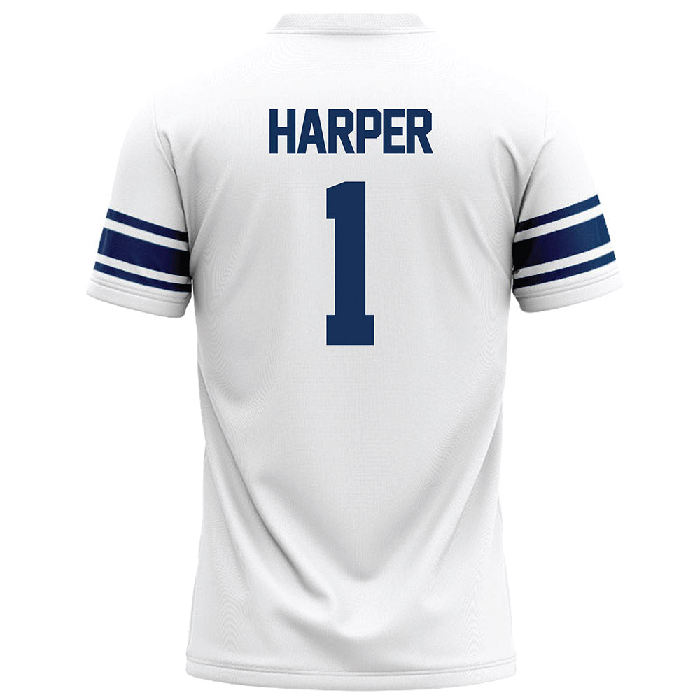 BYU - NCAA Football : Micah Harper - White Fashion Jersey