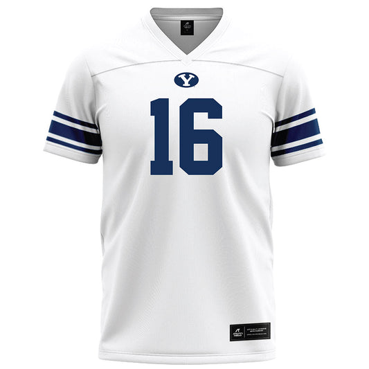 BYU - NCAA Football : Isaiah Glasker - White Fashion Jersey