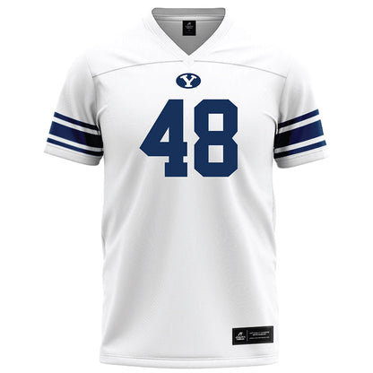 BYU - NCAA Football : Bodie Schoonover - White Fashion Jersey