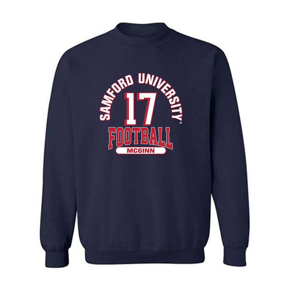 Samford - NCAA Football : James McGinn - Crewneck Sweatshirt Classic Fashion Shersey