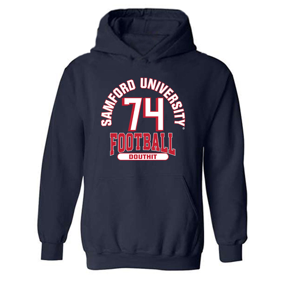 Samford - NCAA Football : Tyler Douthit - Hooded Sweatshirt Classic Fashion Shersey