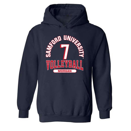 Samford - NCAA Women's Volleyball : Kate Morgan - Hooded Sweatshirt Classic Fashion Shersey