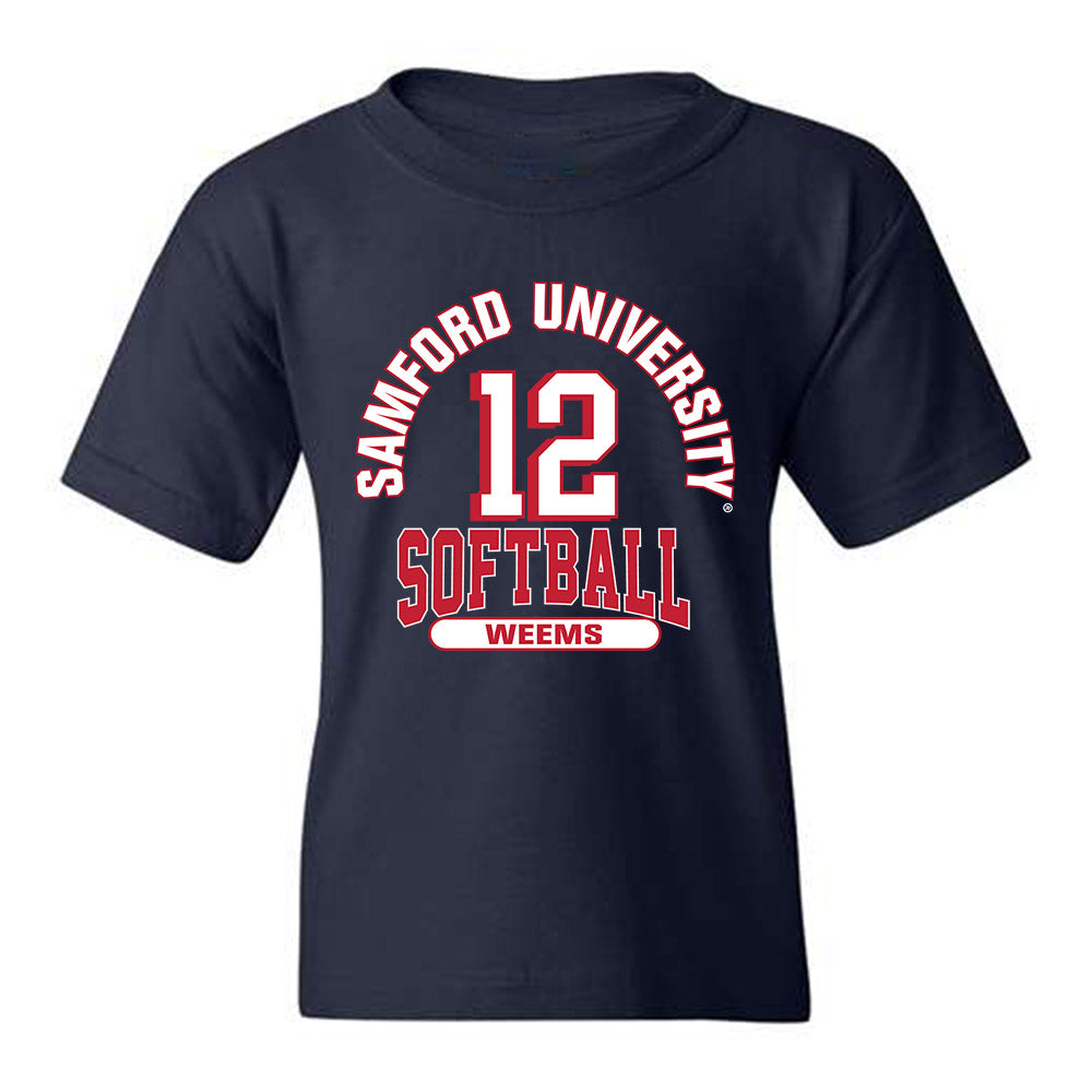 Samford - NCAA Softball : Shannon Weems - Youth T-Shirt Classic Fashion Shersey