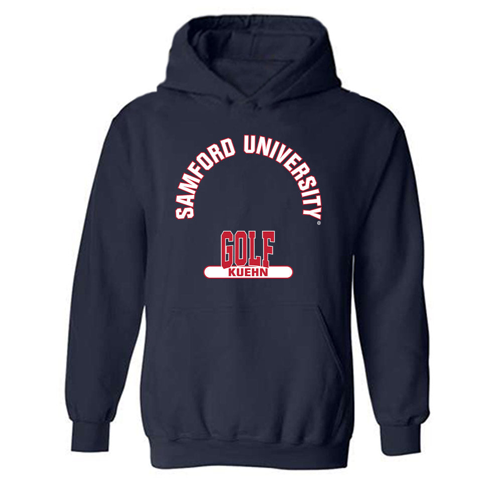 Samford - NCAA Men's Golf : Taylor Kuehn - Hooded Sweatshirt Classic Fashion Shersey