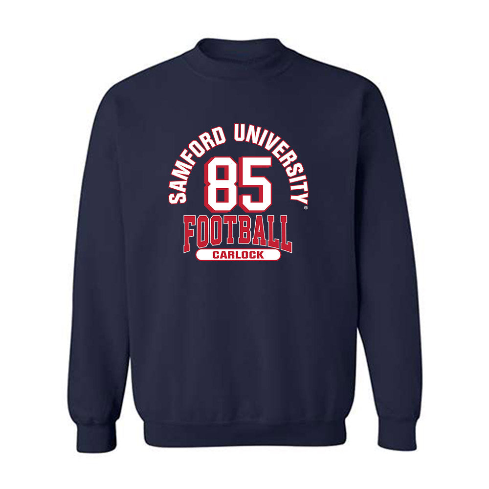 Samford - NCAA Football : Wesley Carlock - Crewneck Sweatshirt Classic Fashion Shersey