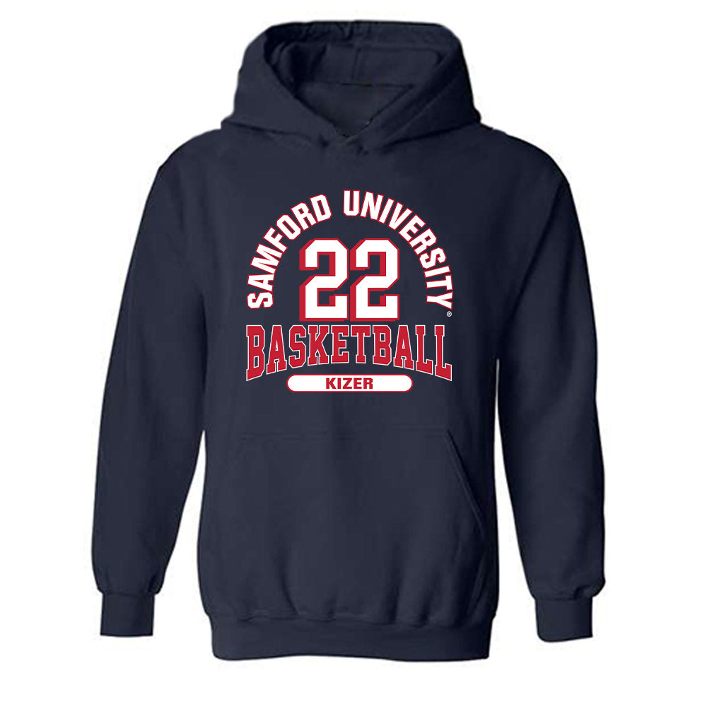 Samford - NCAA Men's Basketball : Thomas Kizer - Hooded Sweatshirt Classic Fashion Shersey