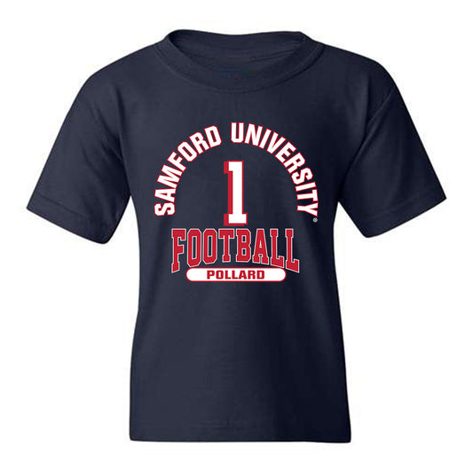 Samford - NCAA Football : Dontae Pollard - Youth T-Shirt Classic Fashion Shersey