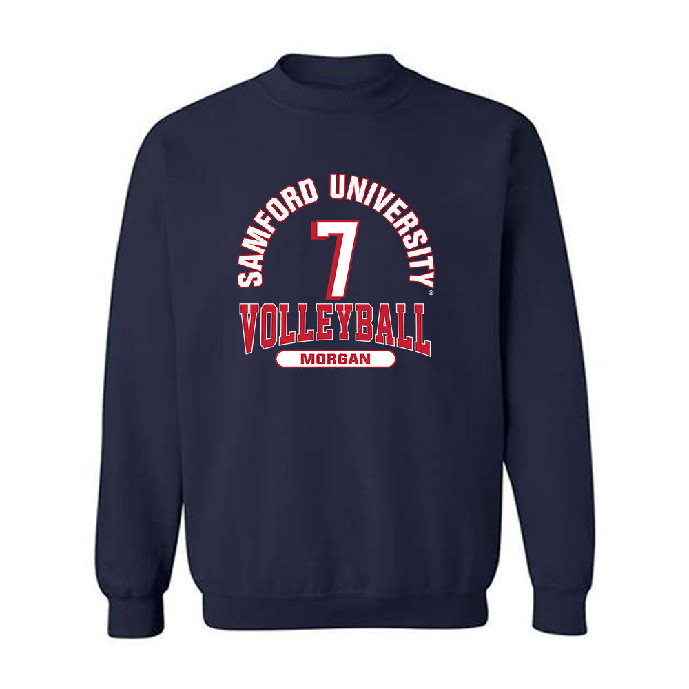 Samford - NCAA Women's Volleyball : Kate Morgan - Crewneck Sweatshirt Classic Fashion Shersey