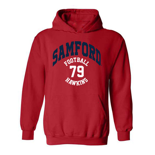 Samford - NCAA Football : Donovan Hawkins - Hooded Sweatshirt Classic Fashion Shersey