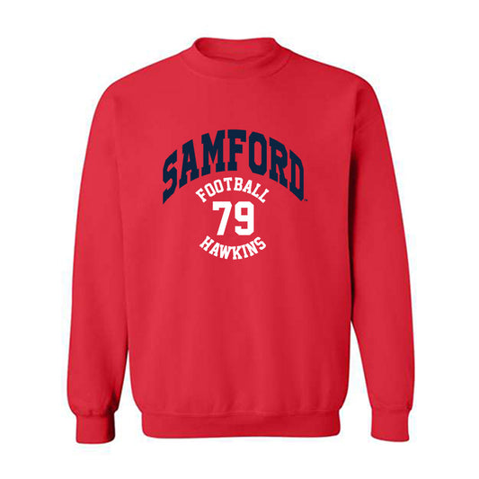 Samford - NCAA Football : Donovan Hawkins - Crewneck Sweatshirt Classic Fashion Shersey