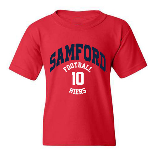 Samford - NCAA Football : Michael Hiers - Red Classic Fashion Youth T-Shirt