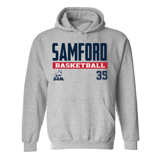 Samford - NCAA Men's Basketball : Riley Allenspach - Hooded Sweatshirt Classic Fashion Shersey
