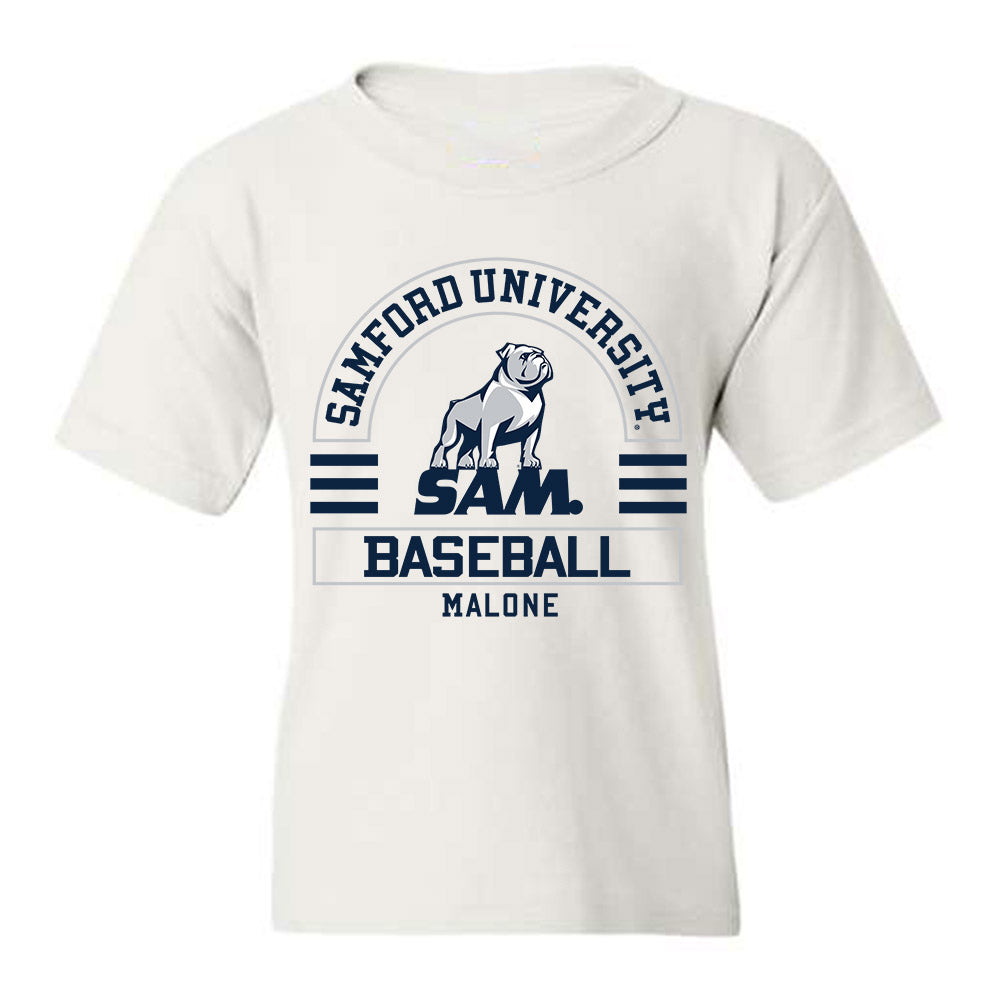 Samford - NCAA Baseball : John Malone - Youth T-Shirt Classic Fashion Shersey