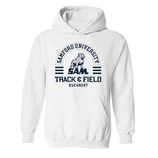 Samford - NCAA Men's Track & Field (Indoor) : Max Kuehnert - Hooded Sweatshirt Classic Fashion Shersey