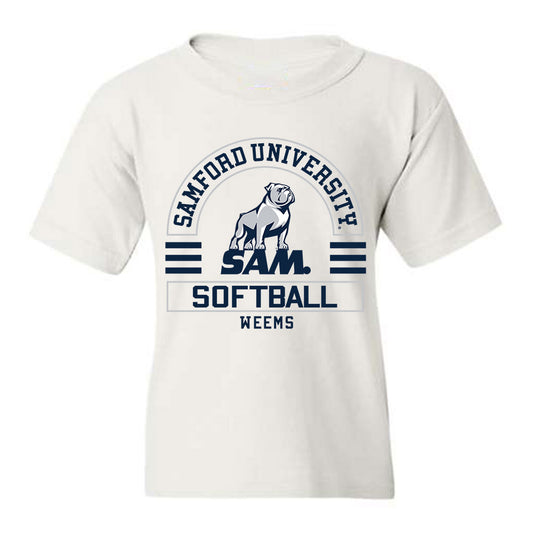 Samford - NCAA Softball : Shannon Weems - Youth T-Shirt Classic Fashion Shersey