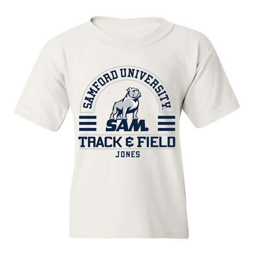 Samford - NCAA Men's Track & Field (Indoor) : Ian Jones - Youth T-Shirt Classic Fashion Shersey