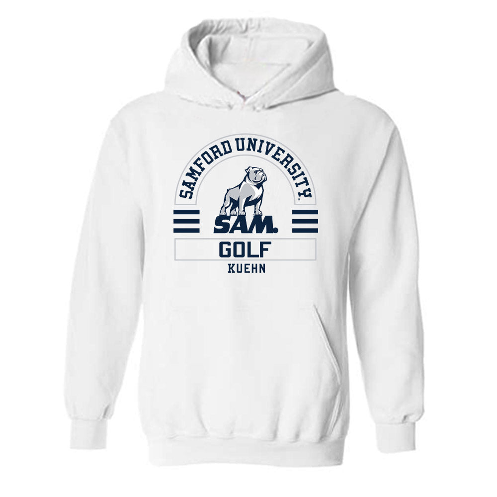 Samford - NCAA Men's Golf : Taylor Kuehn - Hooded Sweatshirt Classic Fashion Shersey