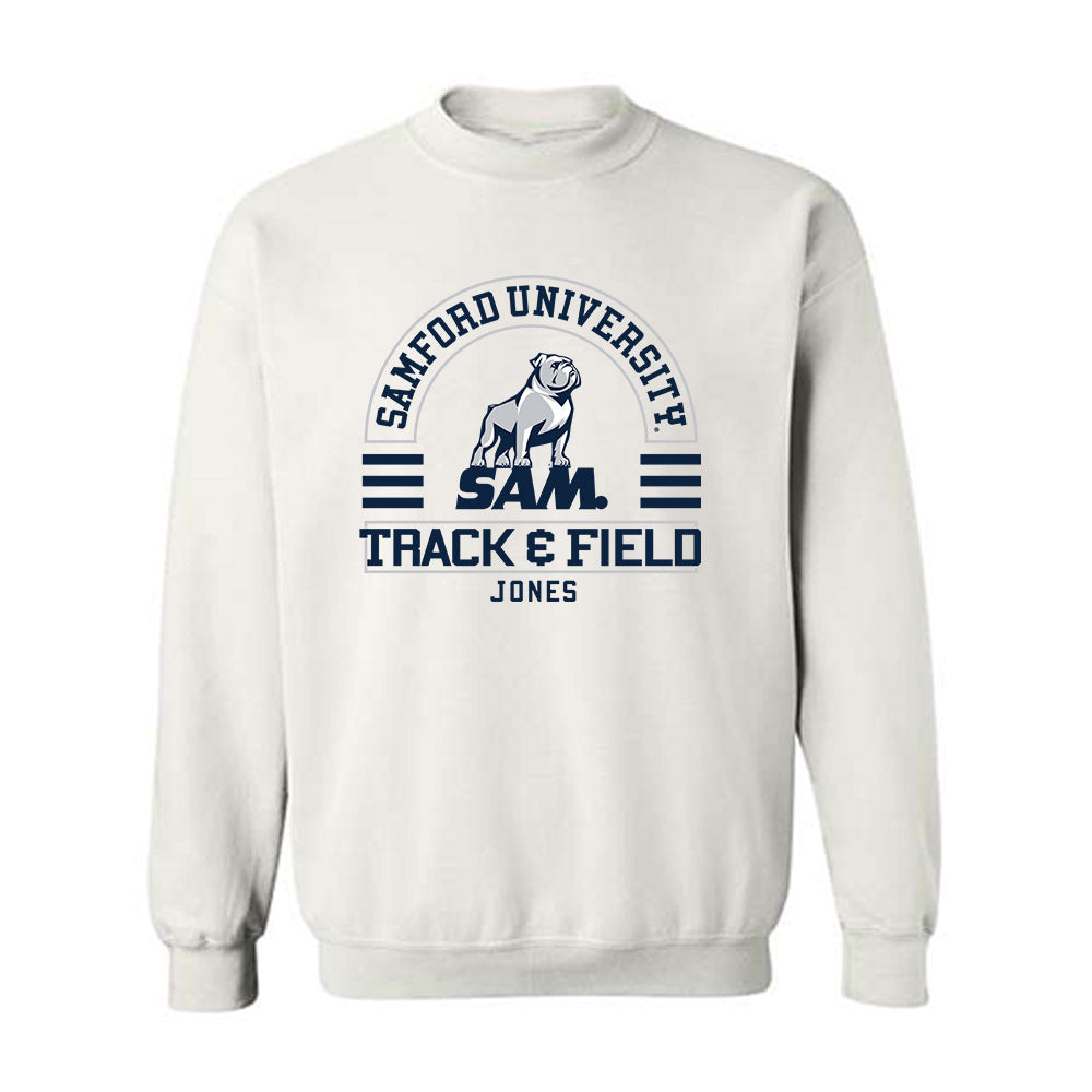 Samford - NCAA Men's Track & Field (Indoor) : Ian Jones - Crewneck Sweatshirt Classic Fashion Shersey