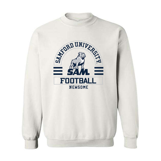 Samford - NCAA Football : Trey Newsome - Crewneck Sweatshirt Classic Fashion Shersey