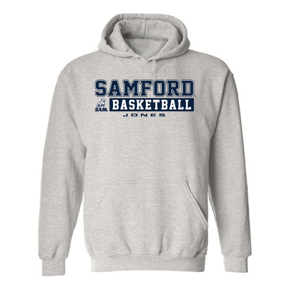 Samford - NCAA Men's Basketball : Rylan Jones - Hooded Sweatshirt Classic Shersey