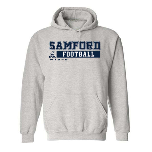 Samford - NCAA Football : Michael Hiers - Ash Classic Fashion Hooded Sweatshirt
