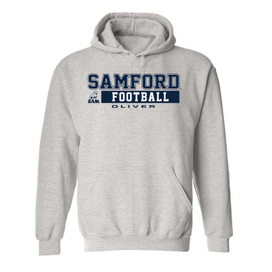 Samford - NCAA Football : JP Oliver - Hooded Sweatshirt Classic Shersey