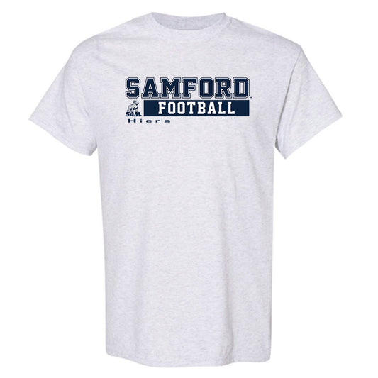 Samford - NCAA Football : Michael Hiers - Ash Classic Fashion Short Sleeve T-Shirt