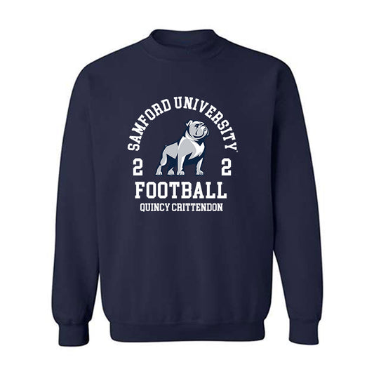 Samford - NCAA Football : Quincy Crittendon - Crewneck Sweatshirt Classic Fashion Shersey