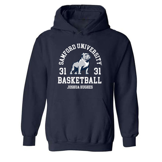 Samford - NCAA Men's Basketball : Joshua Hughes - Hooded Sweatshirt Classic Fashion Shersey