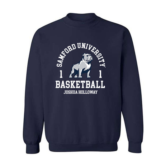 Samford - NCAA Men's Basketball : Joshua Holloway - Crewneck Sweatshirt Classic Fashion Shersey