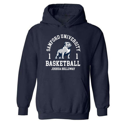 Samford - NCAA Men's Basketball : Joshua Holloway - Hooded Sweatshirt Classic Fashion Shersey