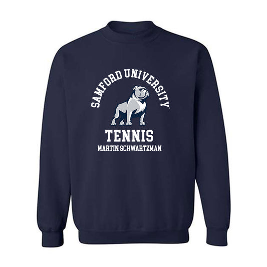Samford - NCAA Men's Tennis : Martin Schwartzman - Crewneck Sweatshirt Classic Fashion Shersey