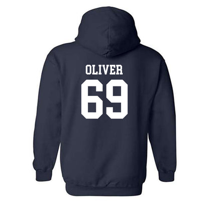 Samford - NCAA Football : JP Oliver - Hooded Sweatshirt Classic Shersey