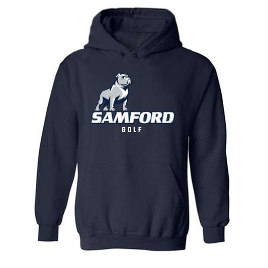 Samford - NCAA Men's Golf : Taylor Kuehn - Hooded Sweatshirt Classic Shersey