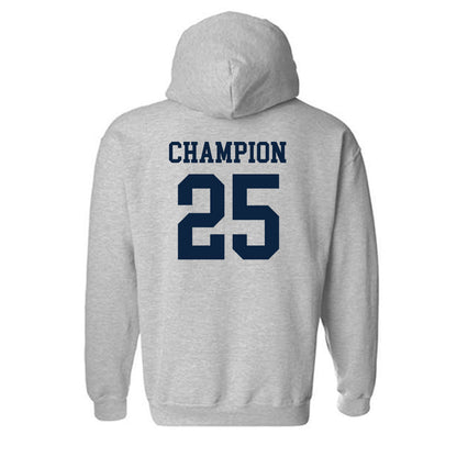 Samford - NCAA Softball : Logan Champion - Hooded Sweatshirt Classic Shersey