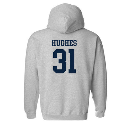 Samford - NCAA Men's Basketball : Joshua Hughes - Hooded Sweatshirt Classic Shersey