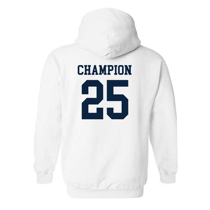 Samford - NCAA Softball : Logan Champion - Hooded Sweatshirt Classic Shersey