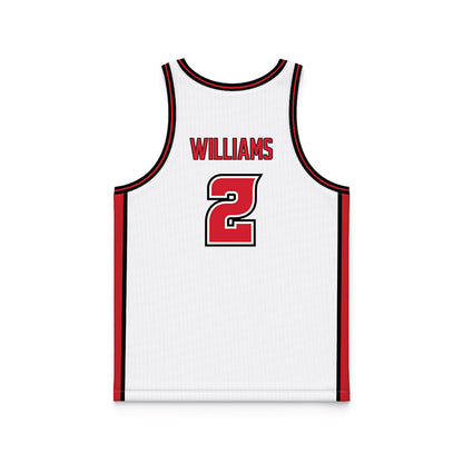 Louisiana - NCAA Women's Basketball : Brandi Williams - Basketball Jersey White