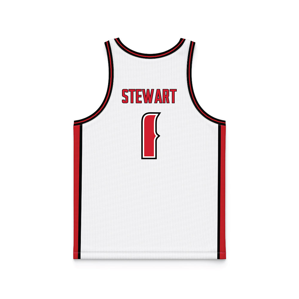 Louisiana - NCAA Women's Basketball : Mariah Stewart - Basketball Jersey White