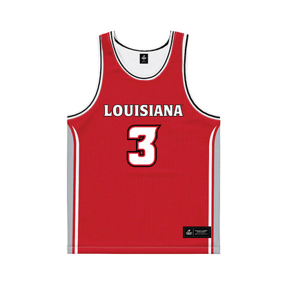 Louisiana - NCAA Men's Basketball : Chancellor White - Basketball Jersey Red