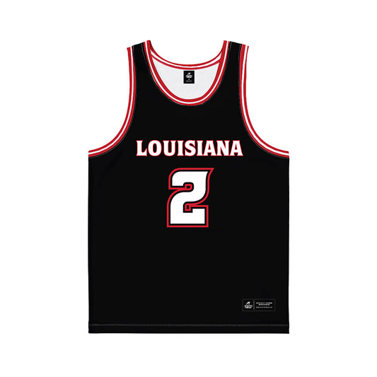 Louisiana - NCAA Men's Basketball : Michael Thomas - Basketball Jersey Black