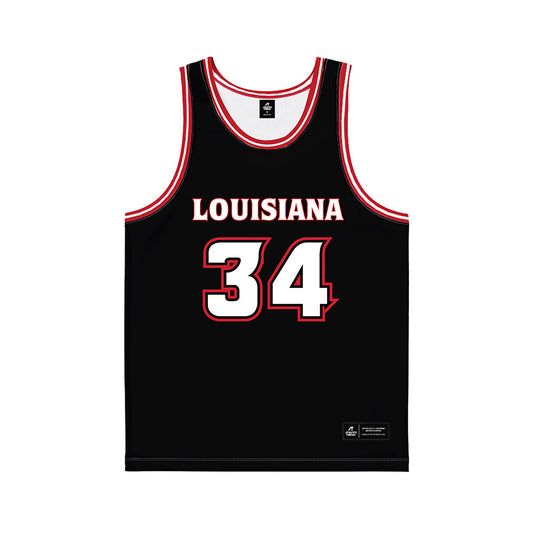 Louisiana - NCAA Men's Basketball : Hosana Kitenge - Basketball Jersey Black