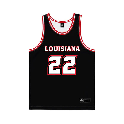 Louisiana - NCAA Men's Basketball : Kentrell Garnett Jr - Basketball Jersey Black