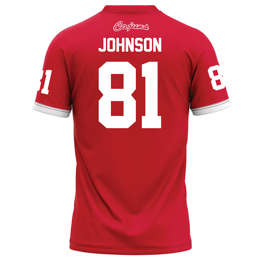 Louisiana - NCAA Football : Jaydon Johnson - Homecoming Jersey