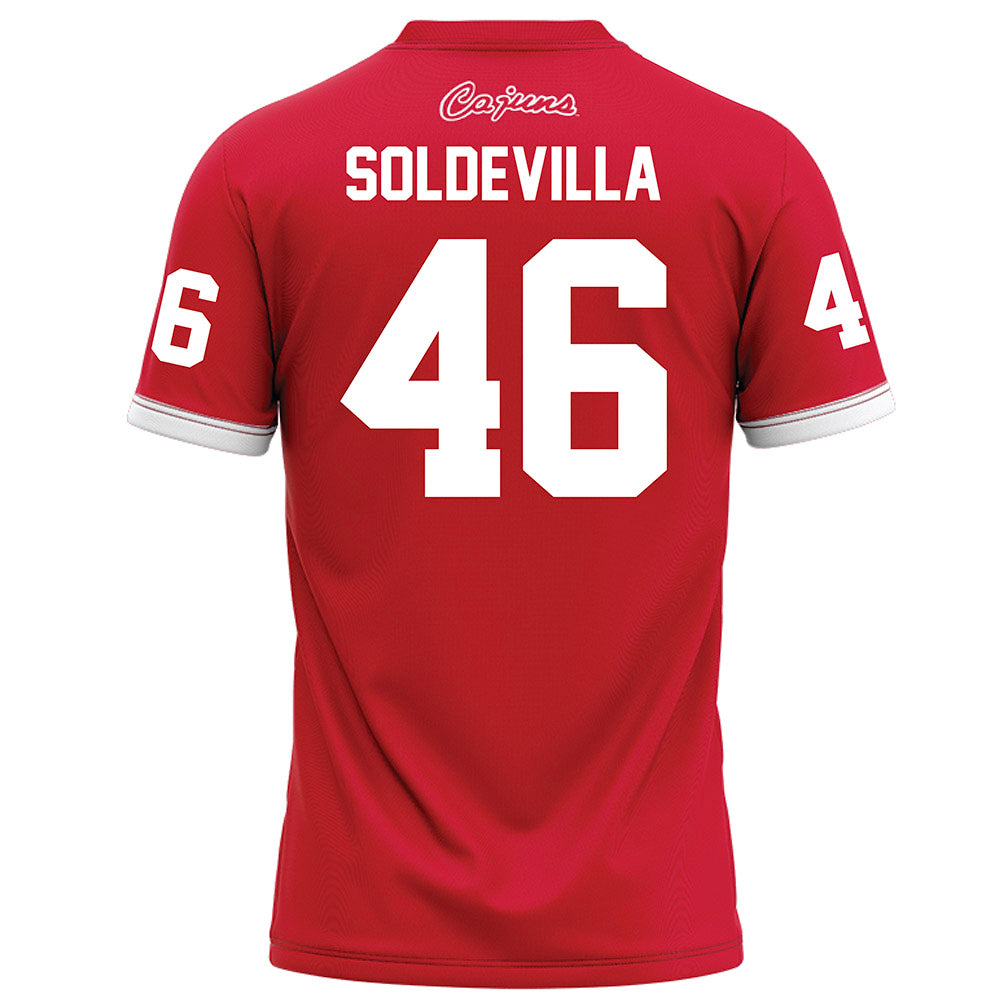 Louisiana - NCAA Football : Emiliano Soldevilla - Homecoming Jersey