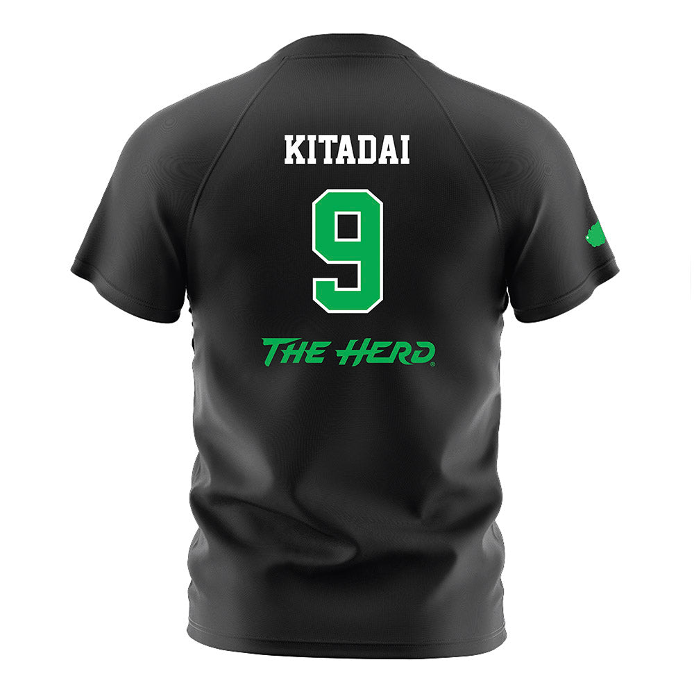 Marshall - NCAA Women's Soccer : Yoshiki Kitadai - Black Soccer Jersey